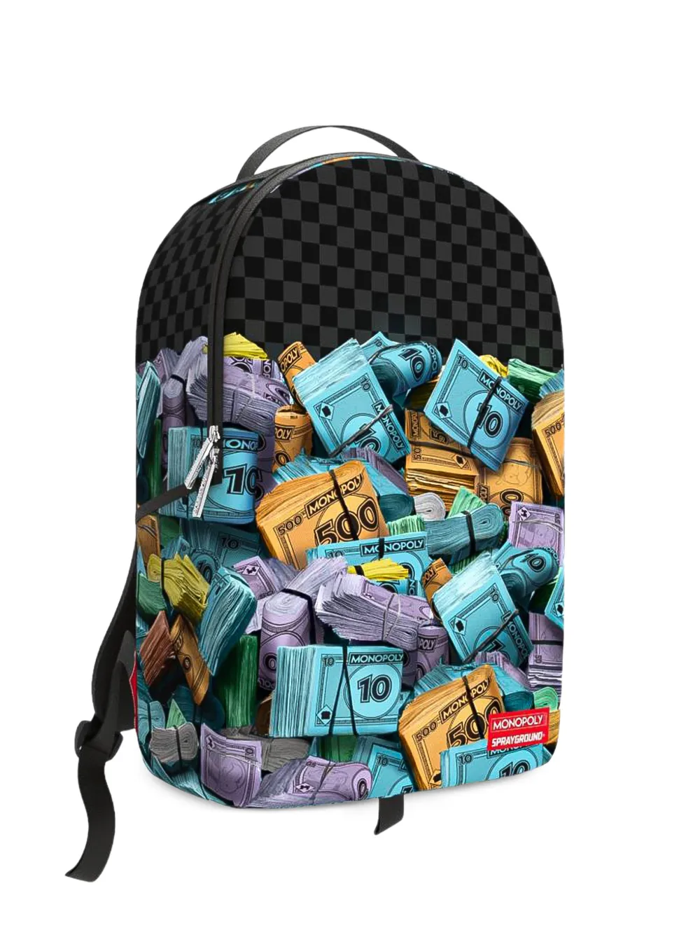 Sprayground Zaino Monopoly con stampa - Nero