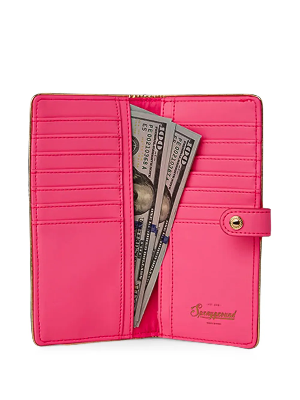 Sprayground Sorbet Stunna 2 studded wallet Roze