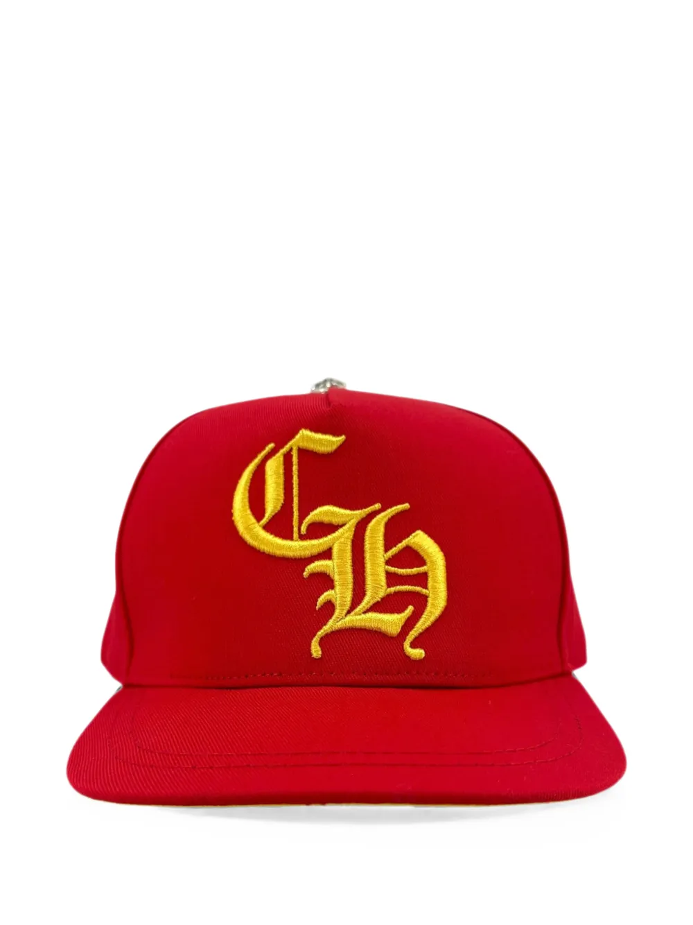 Chrome Hearts embroidered CH logo baseball hat - Rosso