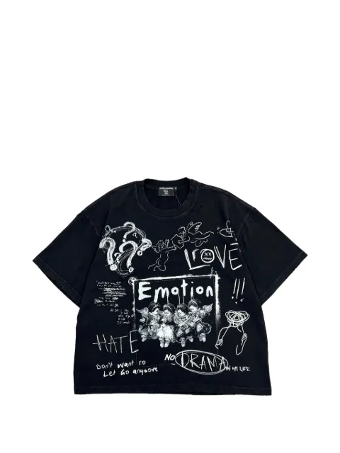 Mixed Emotion Chaos graphic-print T-shirt