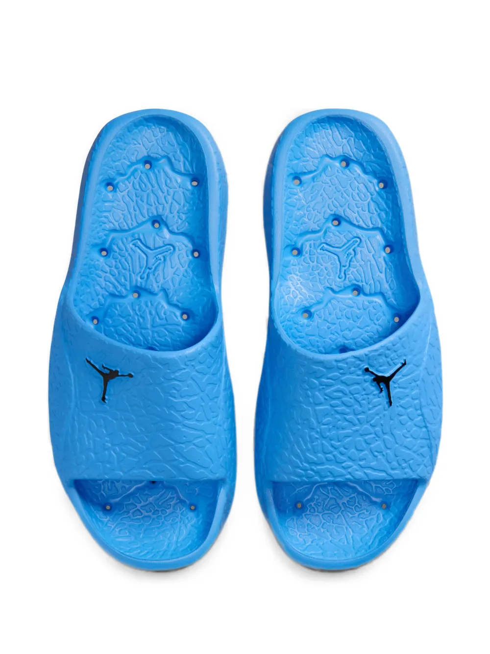Jordan Franchise elephant-print slides Blauw
