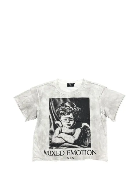 Mixed Emotion XIX graphic-print oversized T-shirt