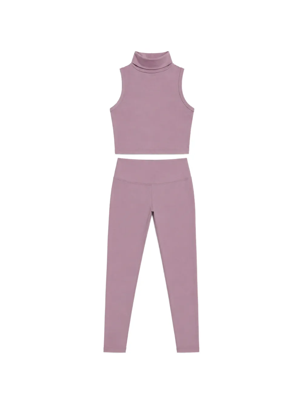 Blanca Sport Kids Active roll-neck sleeveless set (set of two) - Violett