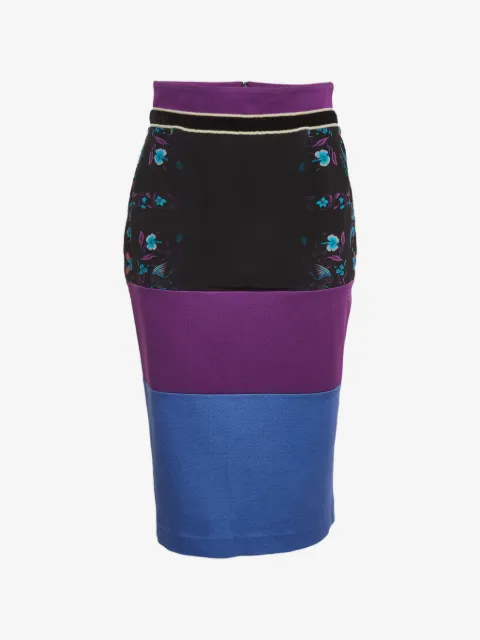 Roberto Cavalli floral-print skirt