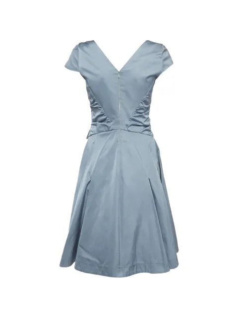 Cavalli Class bow-detail A-line midi dress