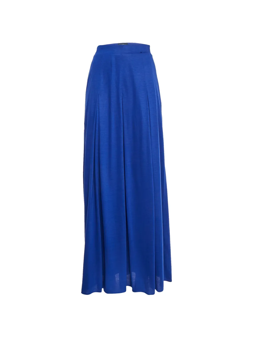 Roberto Cavalli zip-up pleated maxi skirt - Blu