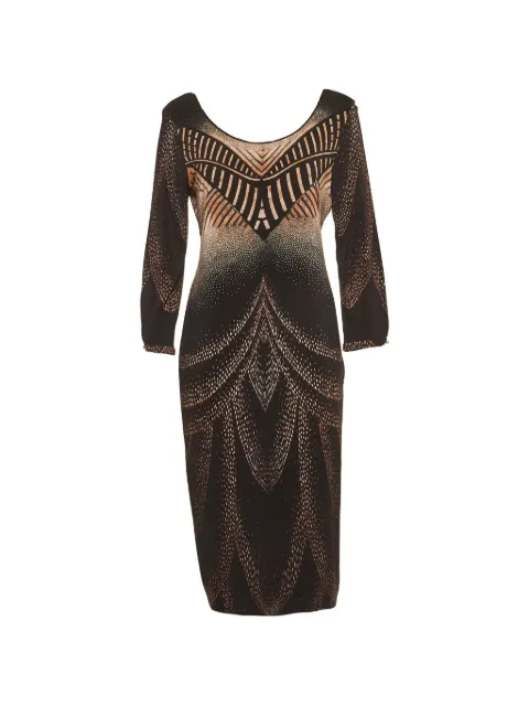 Roberto Cavalli vestido orto estampado