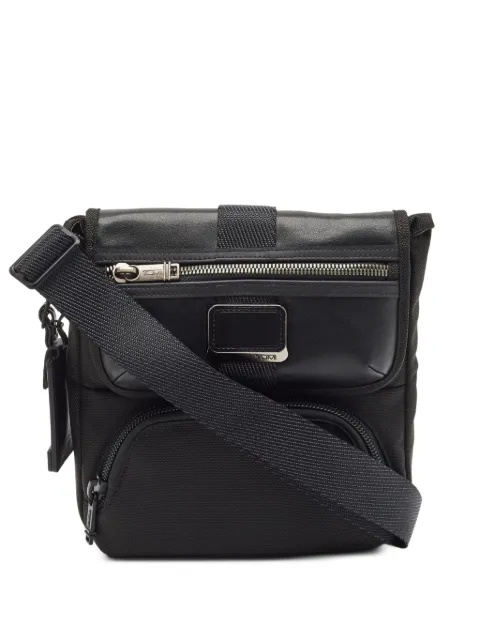 Tumi Barton leather-trim crossbody bag