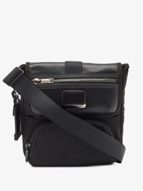 Tumi Barton leather-trim crossbody bag