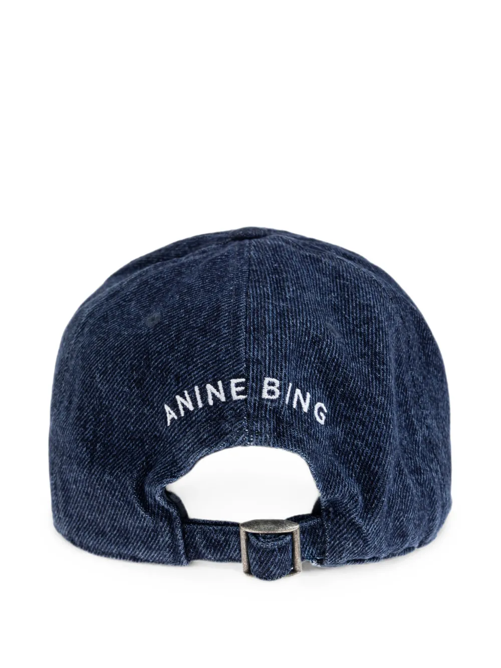 ANINE BING Jeremy denim honkbalpet Blauw