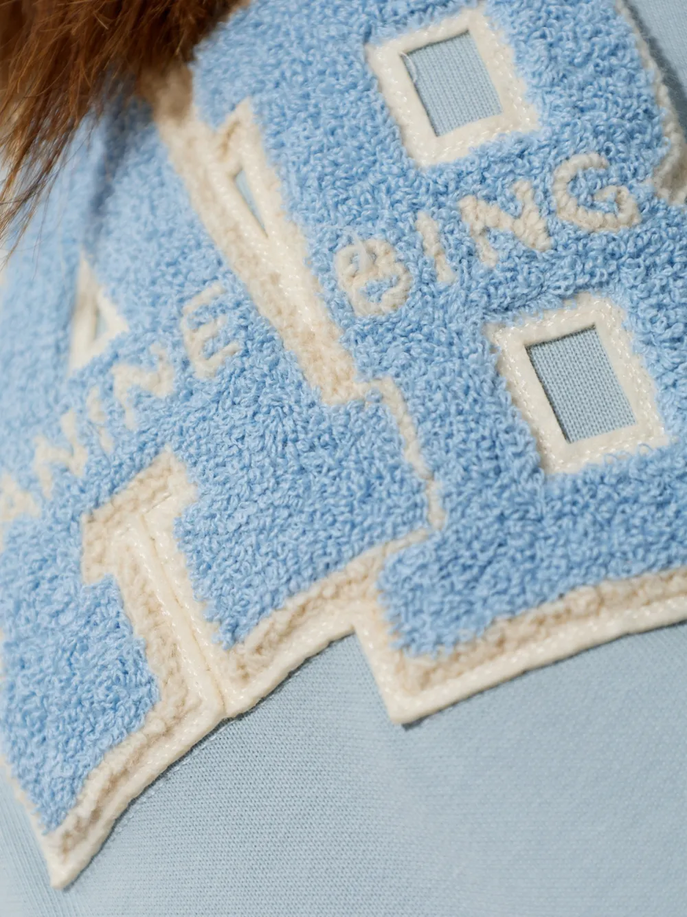ANINE BING Harvey hoodie met logopatch Blauw