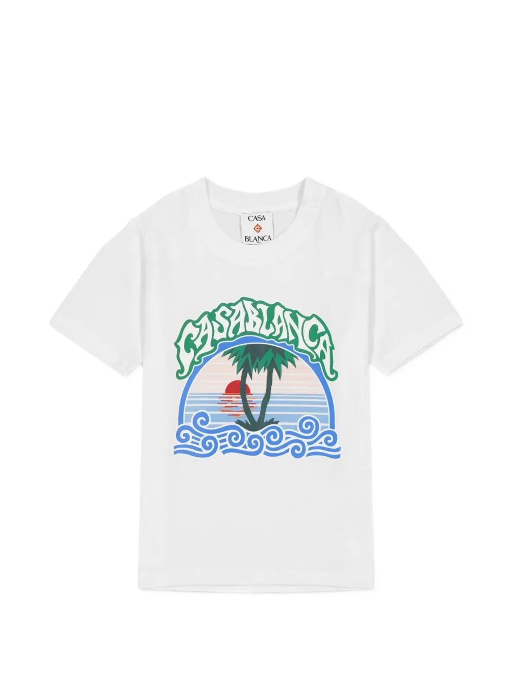 CASABLANCA KIDS T-shirt con grafica - Bianco