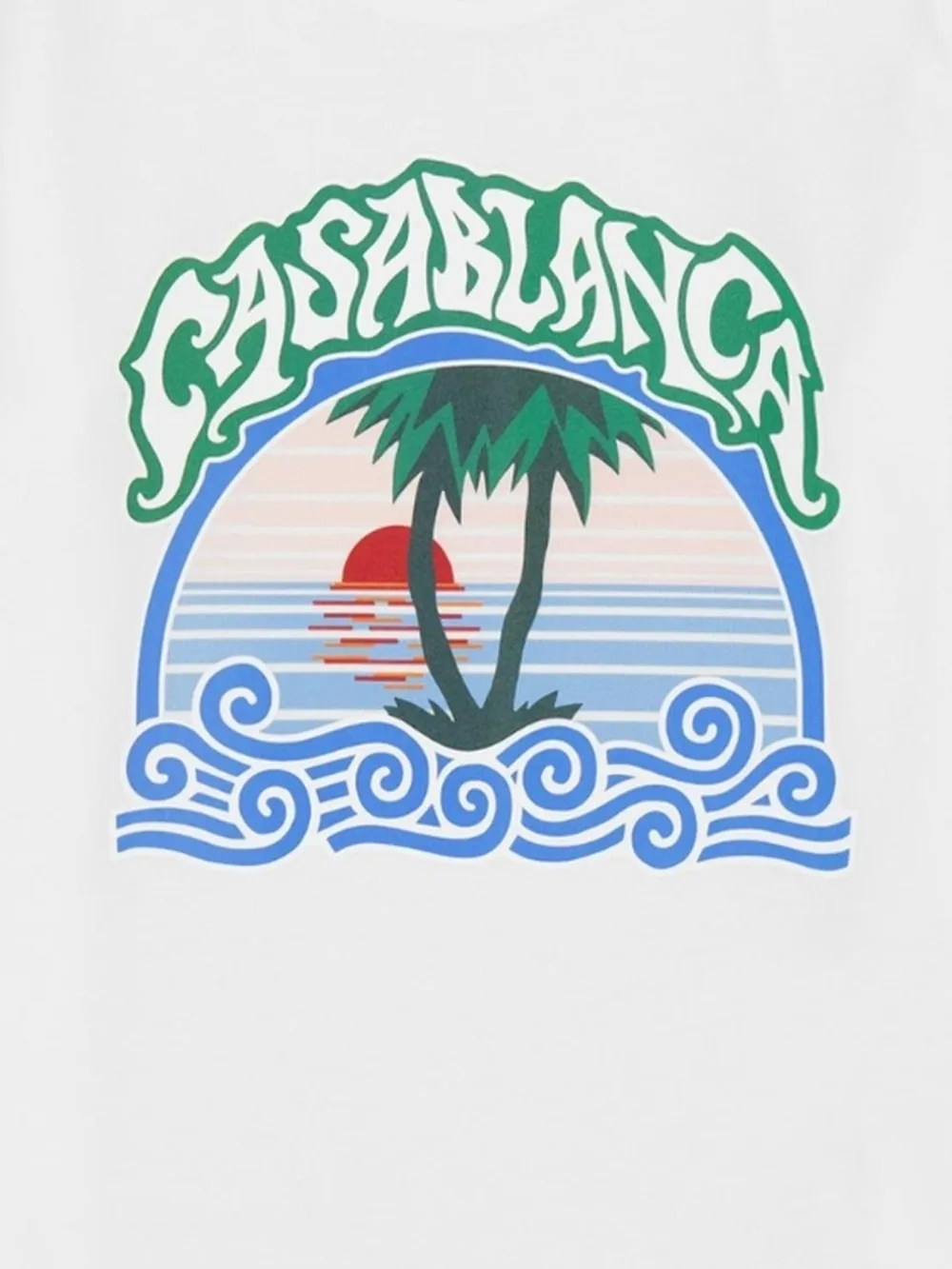 CASABLANCA KIDS T-shirt met grafische print Wit