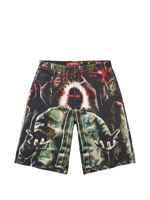 Supreme Shadows baggy denim shorts