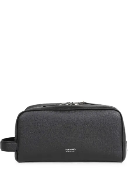 TOM FORD grained leather wash bag