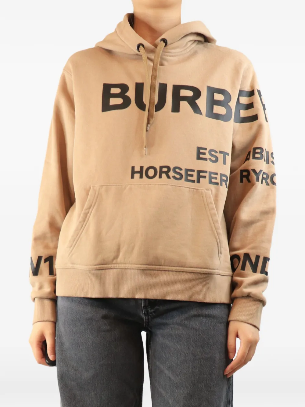 Burberry Pre-Owned Felpa Horseferry con stampa - Toni neutri