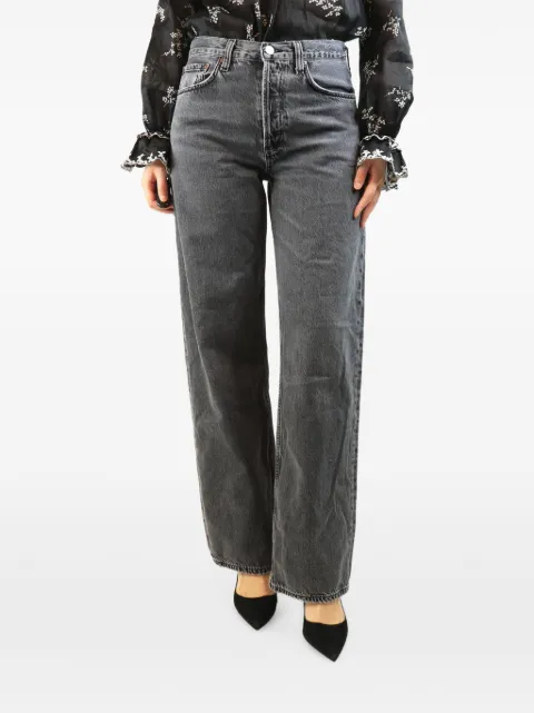 AGOLDE cotton wide-leg jeans