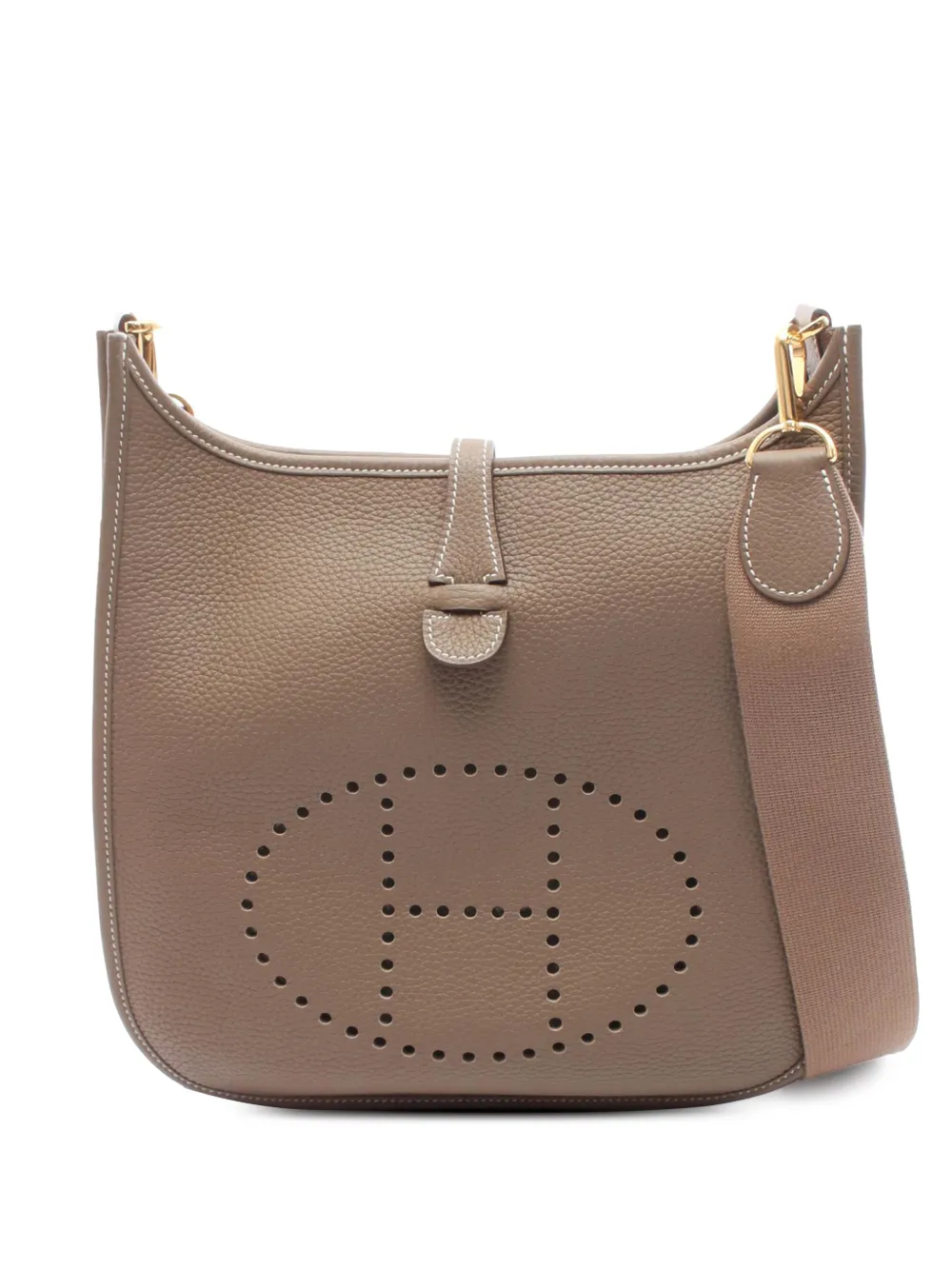 Hermès Pre-Owned 2023 Clemence Evelyne III PM crossbody bag - Marrone