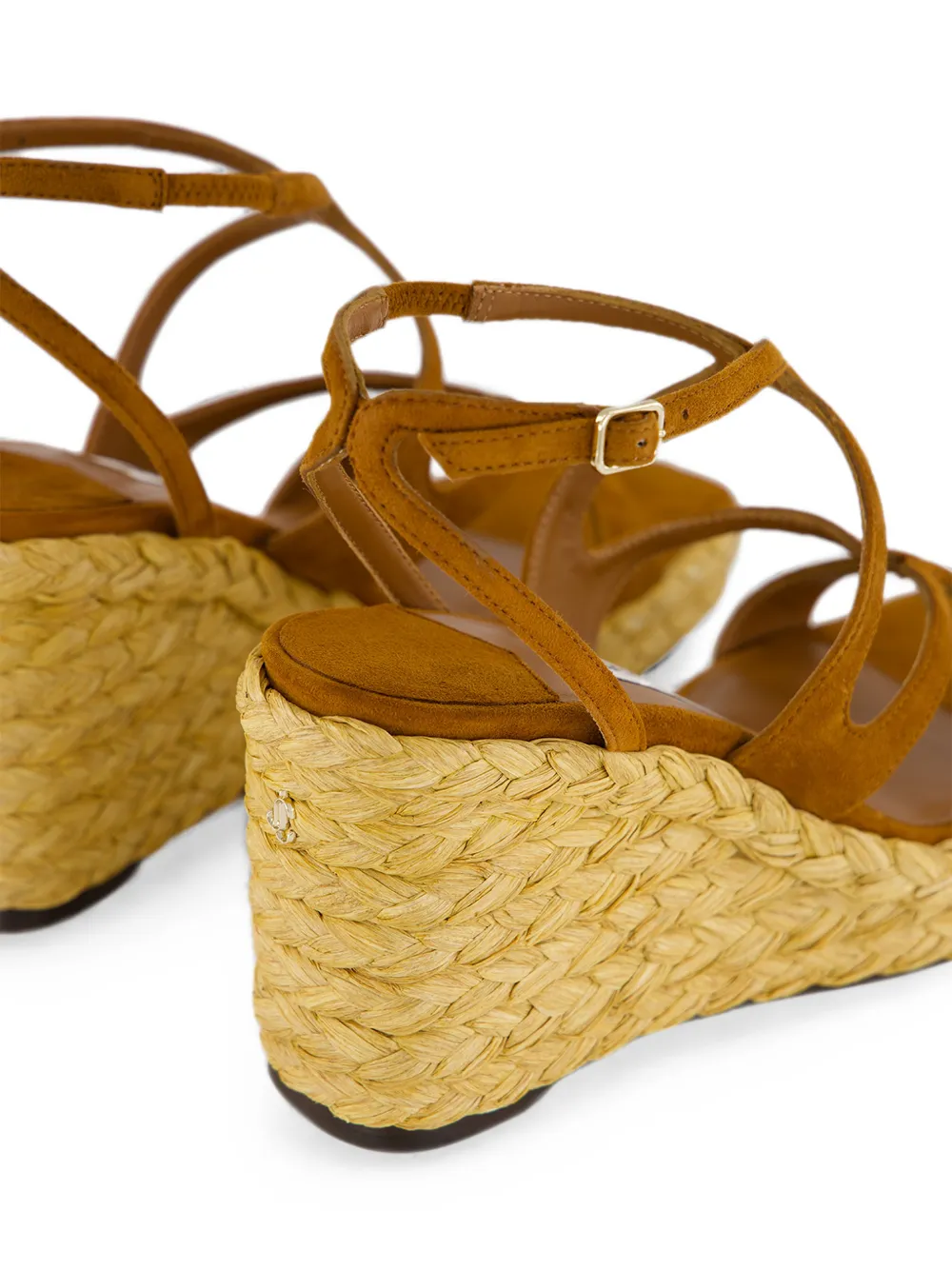 Jimmy Choo Ayla suede wedge sandals Bruin