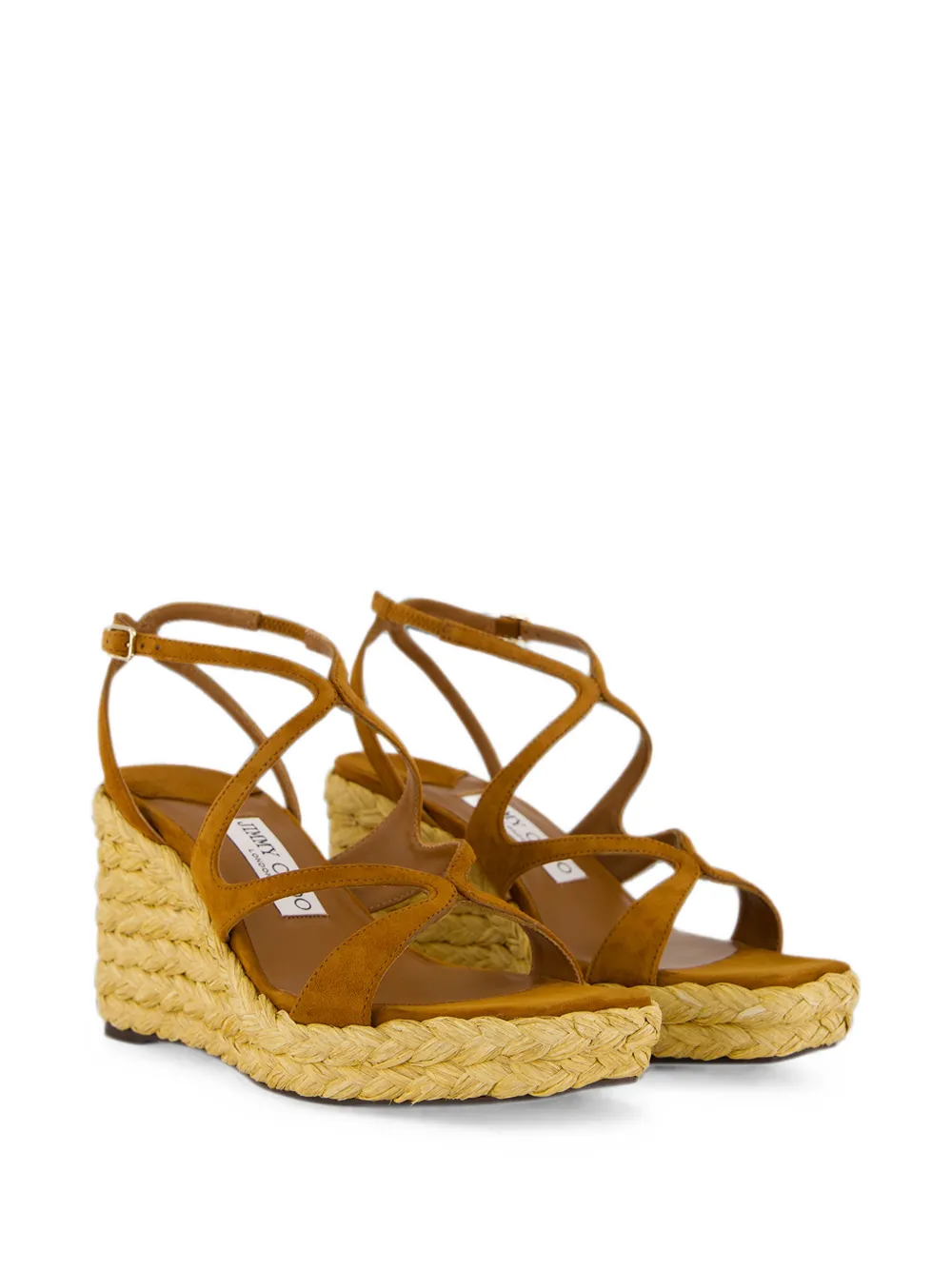 Jimmy Choo Ayla suede wedge sandals Bruin