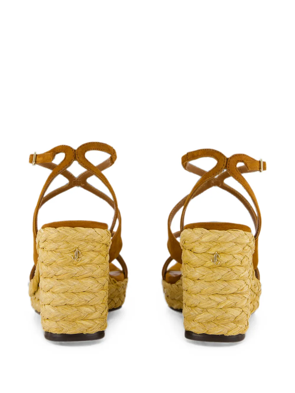 Jimmy Choo Ayla suede wedge sandals Bruin