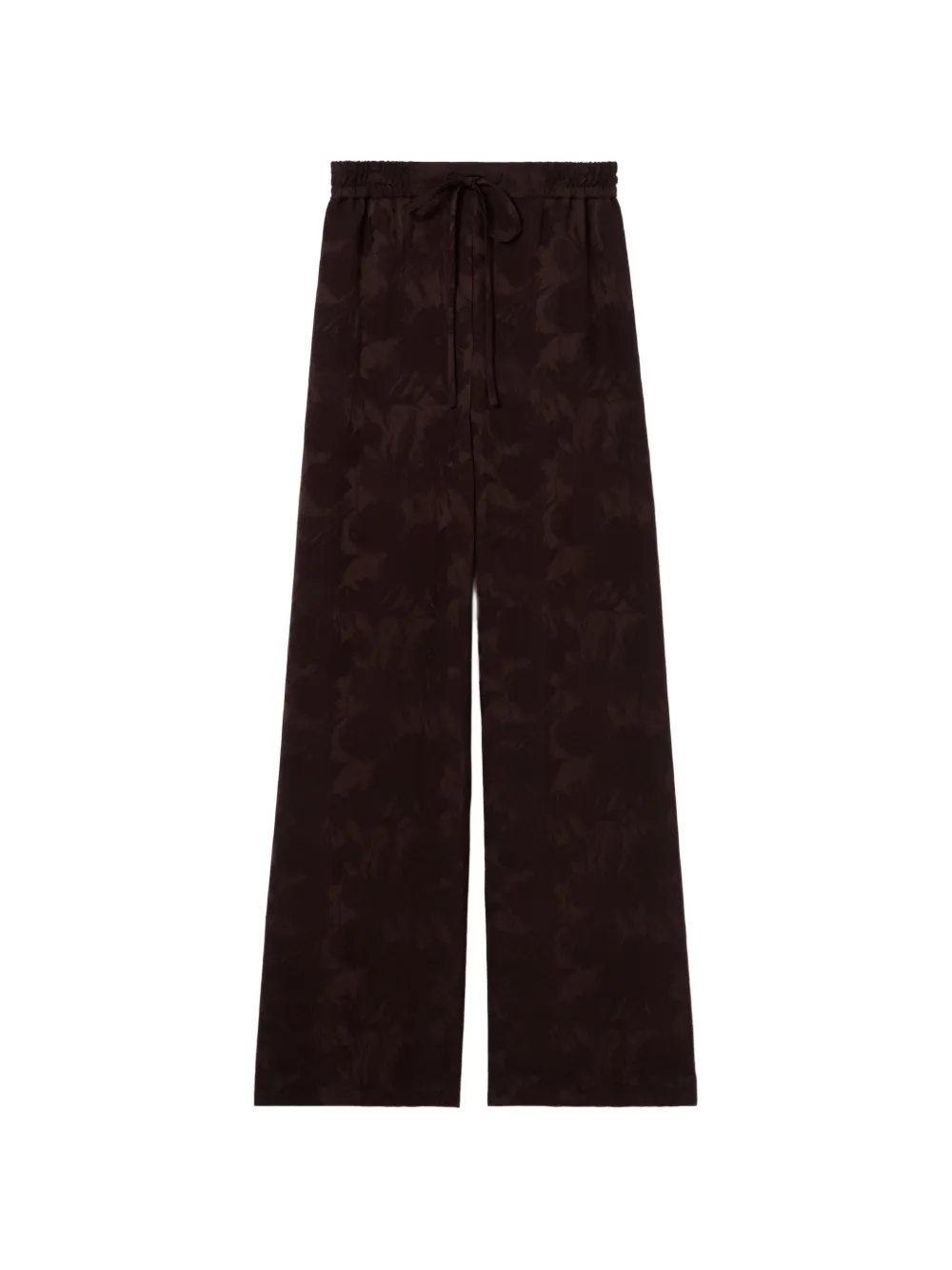 Claudie Pierlot floral-jacquard palazzo pants