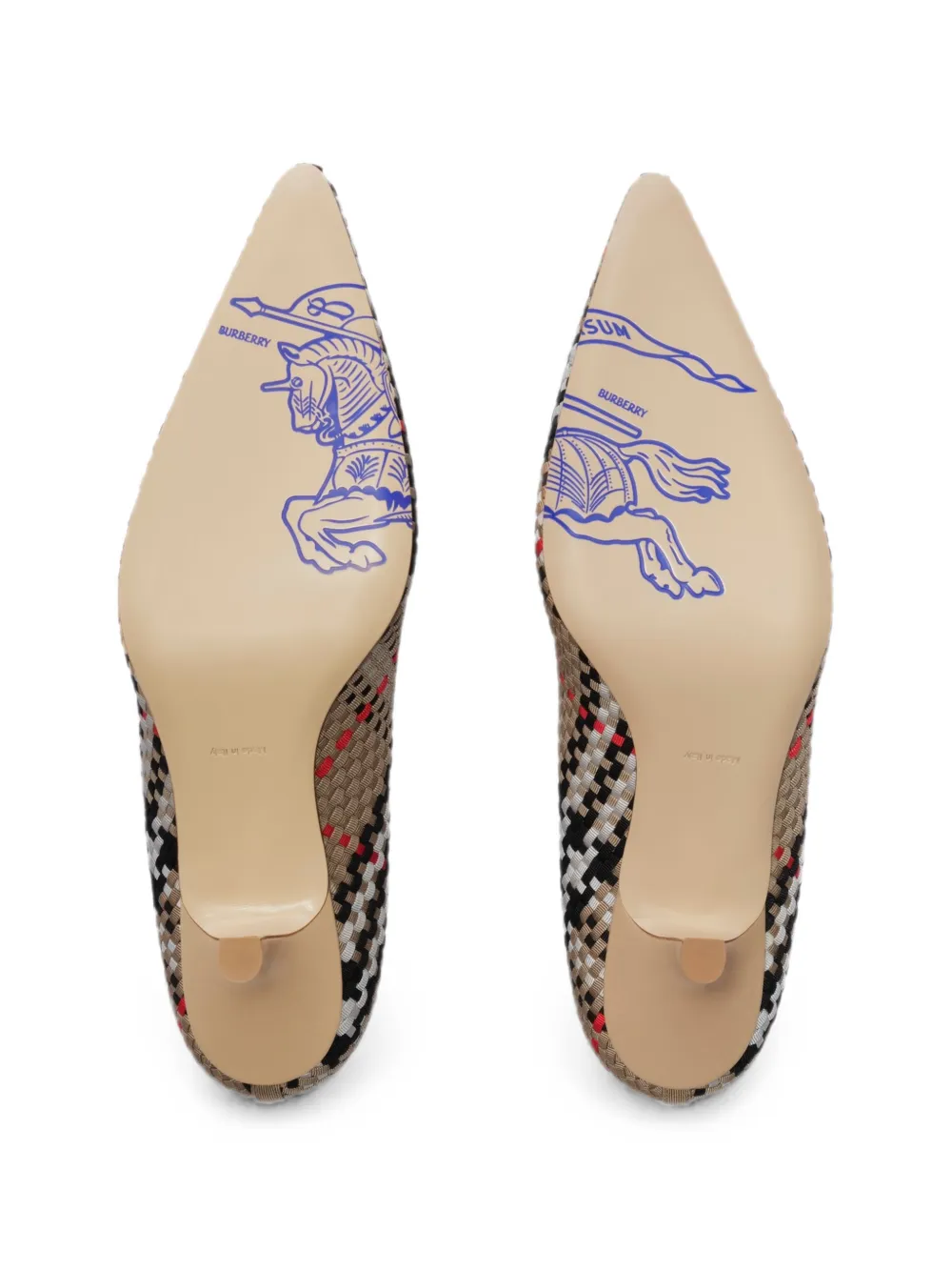 Burberry Check Dame pumps Beige