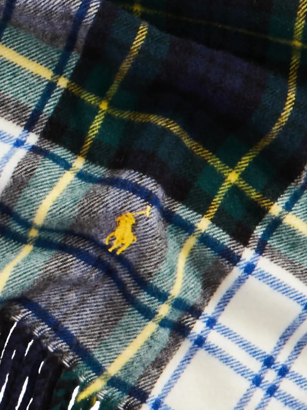 Polo Ralph Lauren Geruite Pony sjaal Groen