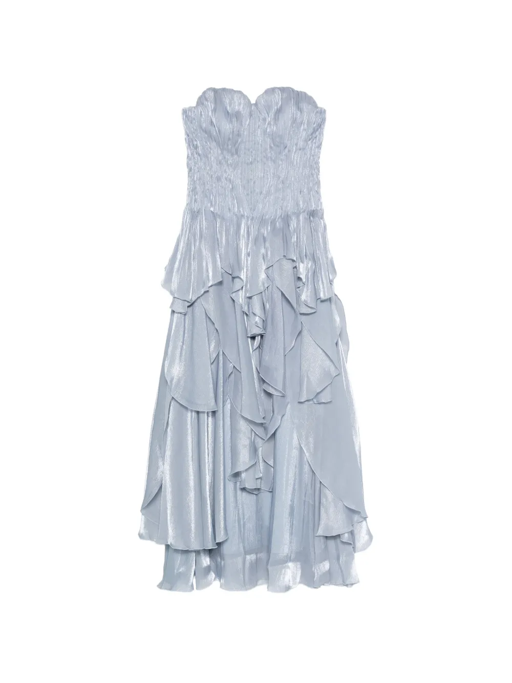 Aje Gleam ruffled gown