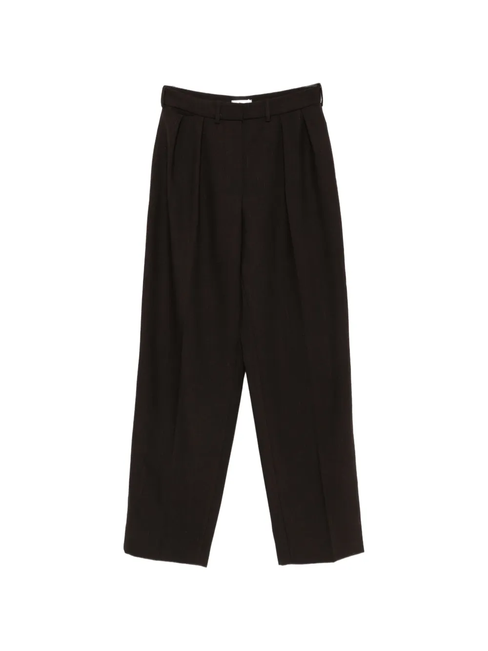 Magda Butrym pantalon de costume à plis - Marron Magda Butrym pantalon de costume à plis - Marron