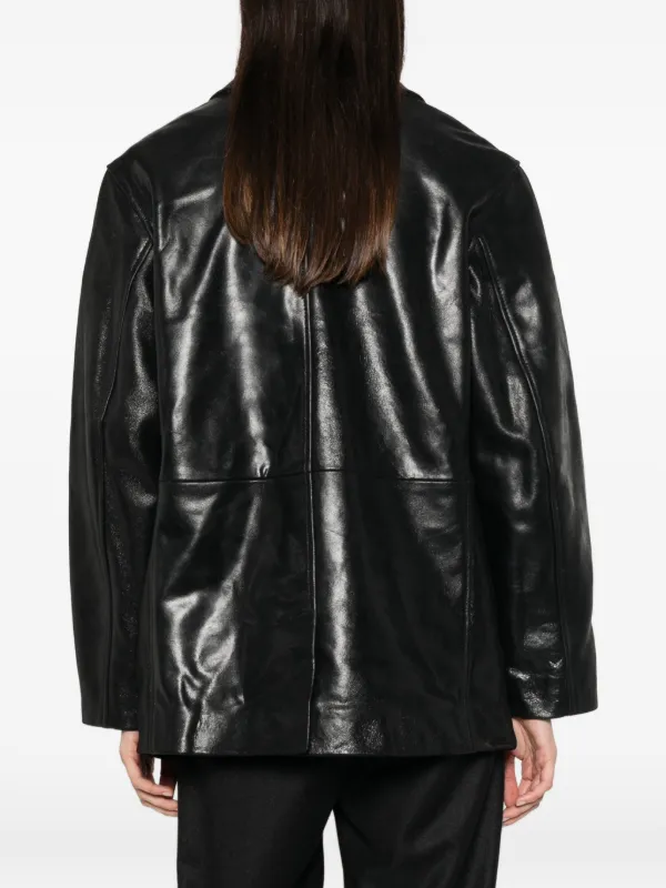 Soeur Luciano Leather Jacket | Black | FARFETCH