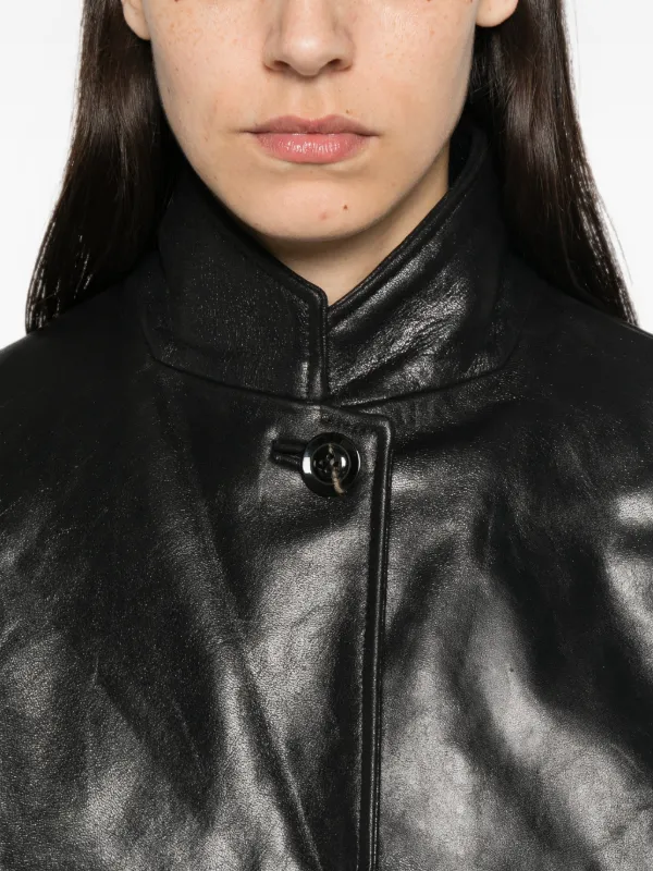 Soeur Luciano Leather Jacket | Black | FARFETCH