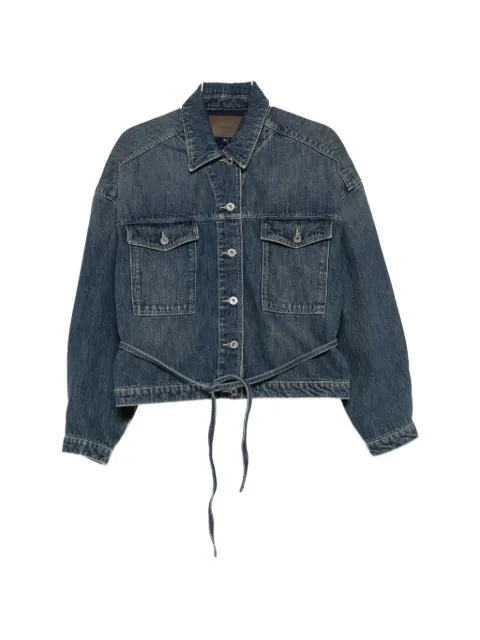 Soeur Lys belted denim jacket