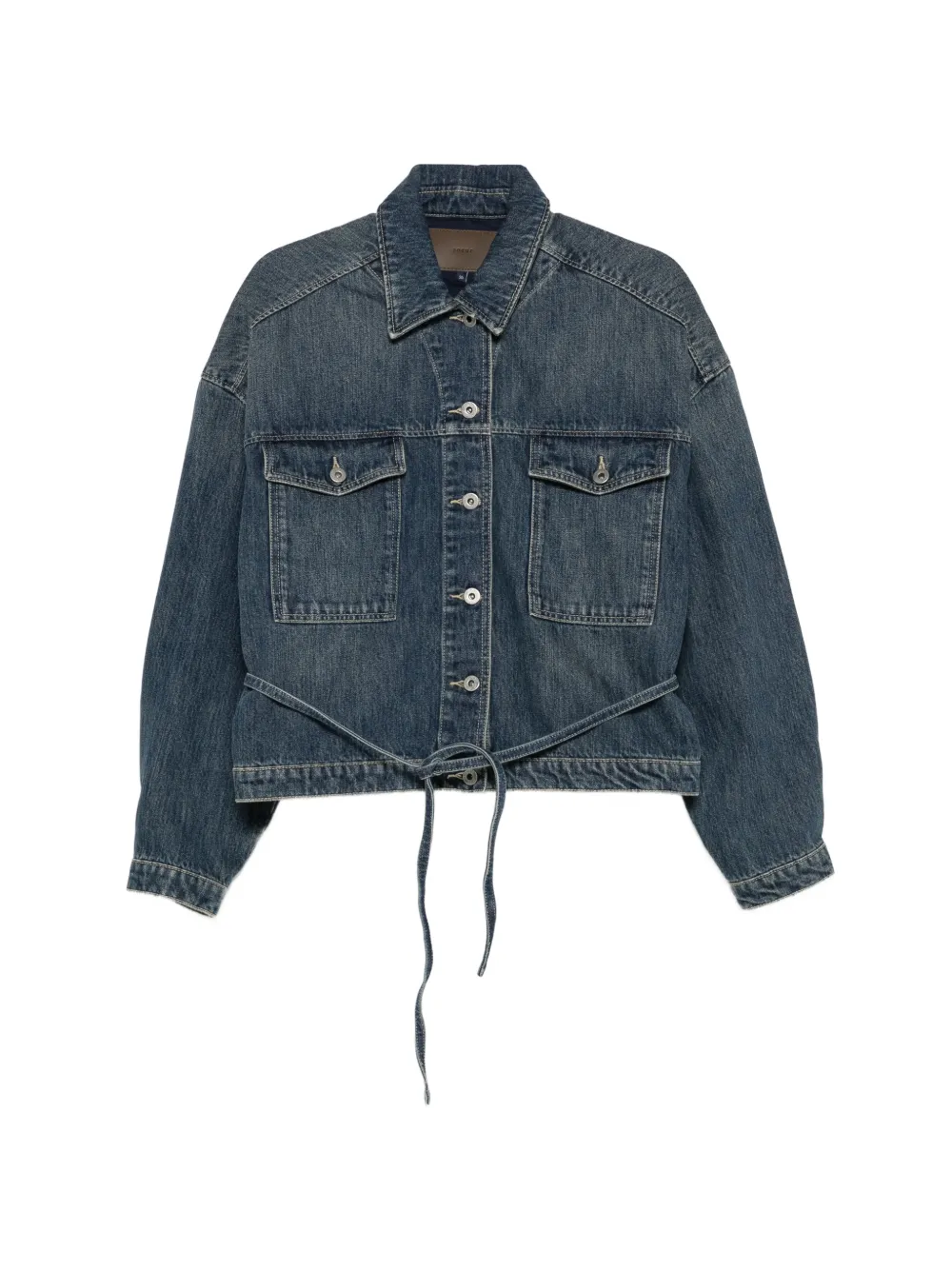 Soeur Lys belted denim jacket - Blau