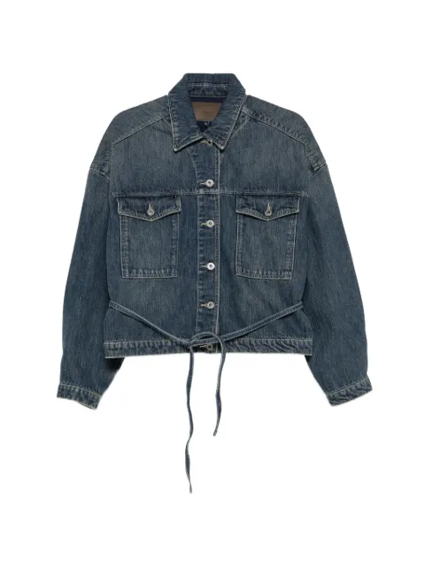 Soeur Lys belted denim jacket