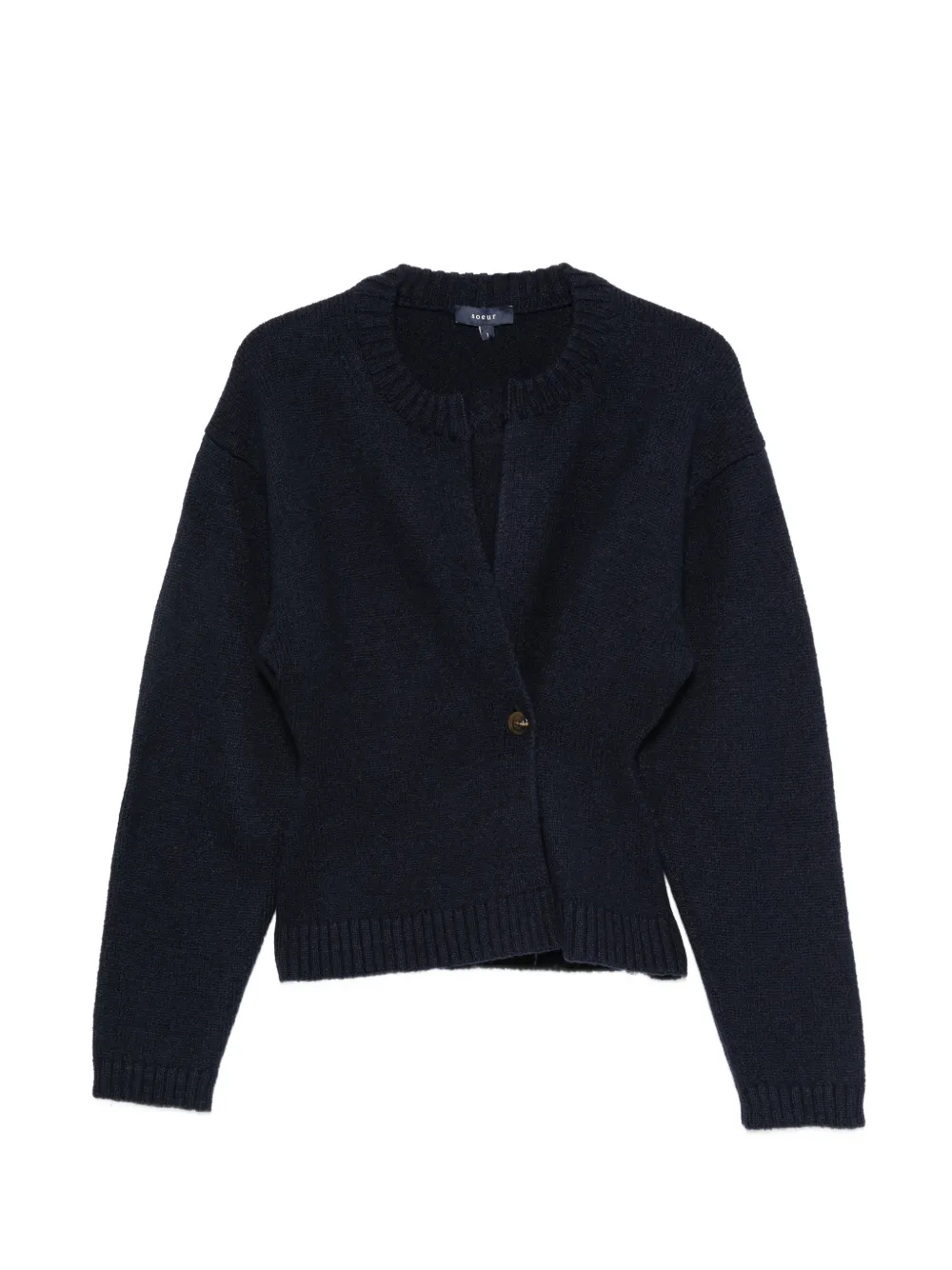 Soeur Galileo one-button cardigan - Blau