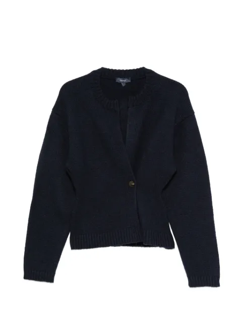 Soeur wrap-front ribbed-trim cardigan
