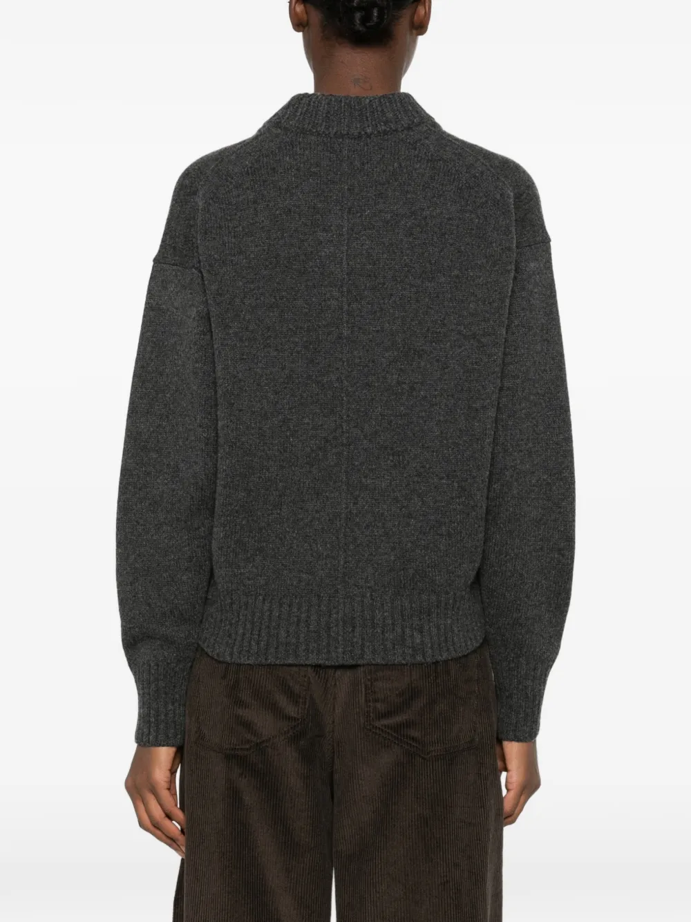 Soeur Julie V-neck sweater Grijs