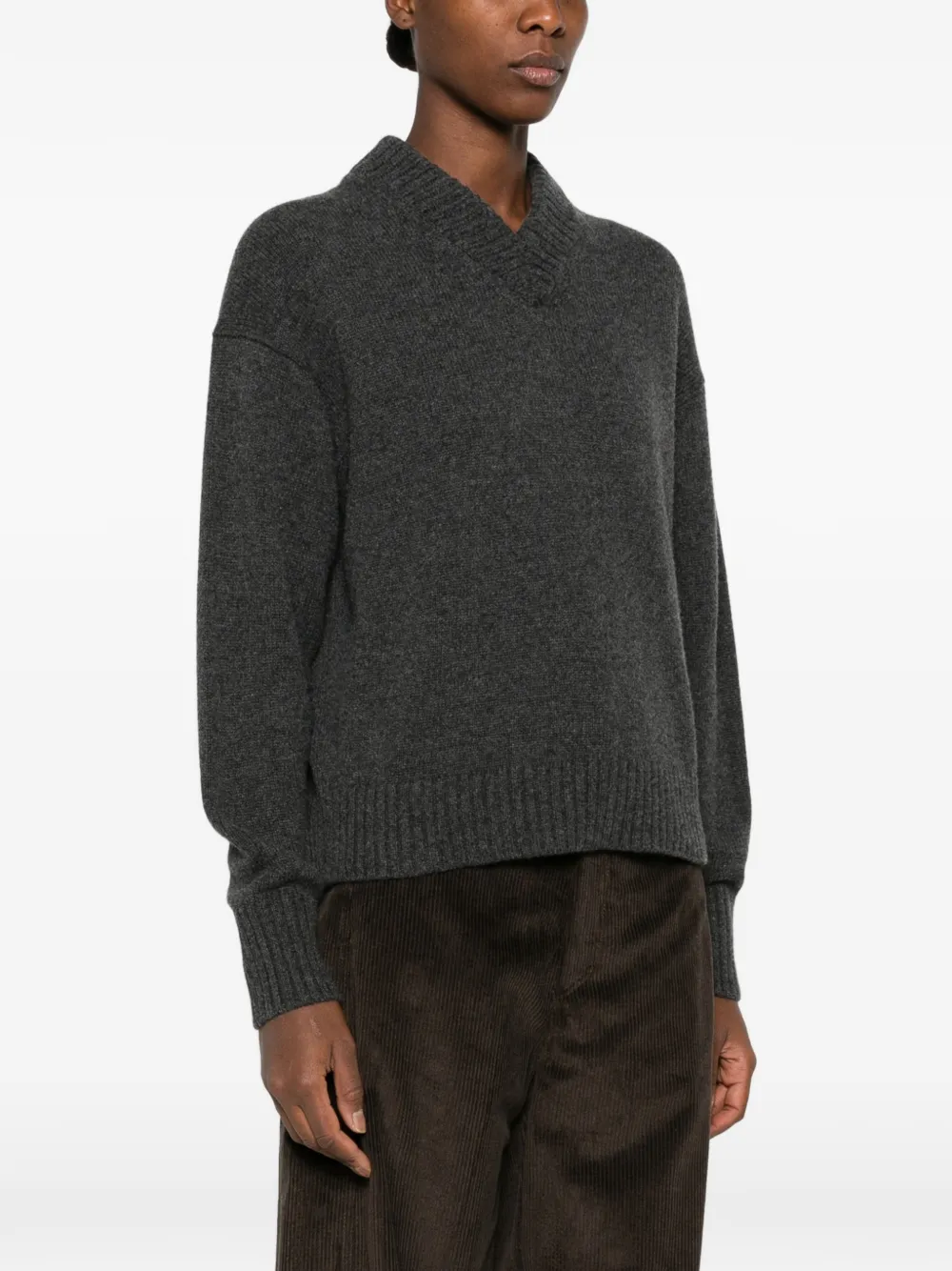 Soeur Julie V-neck sweater Grijs