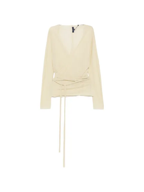 Soeur Luth wrap-style blouse