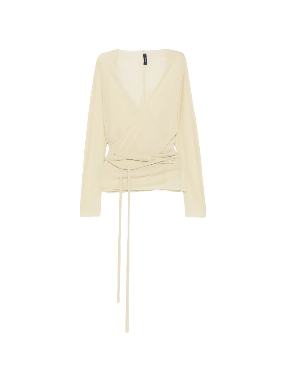 Soeur Luth wrap-style blouse | Neutrals | Image 1