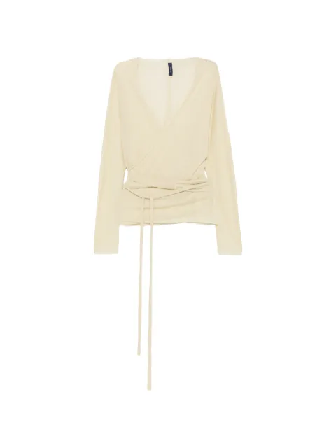 Soeur Luth wrap-style blouse