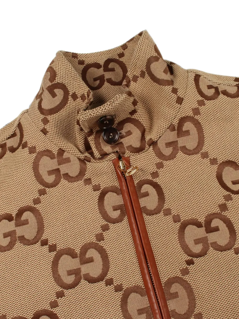 Gucci Pre-Owned 2010s Jumbo GG Jacket | Neutrals | FARFETCH