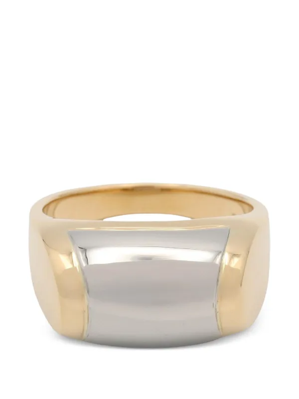 Bvlgari Pre-owned 2010s Tronchetto Ring in Gold