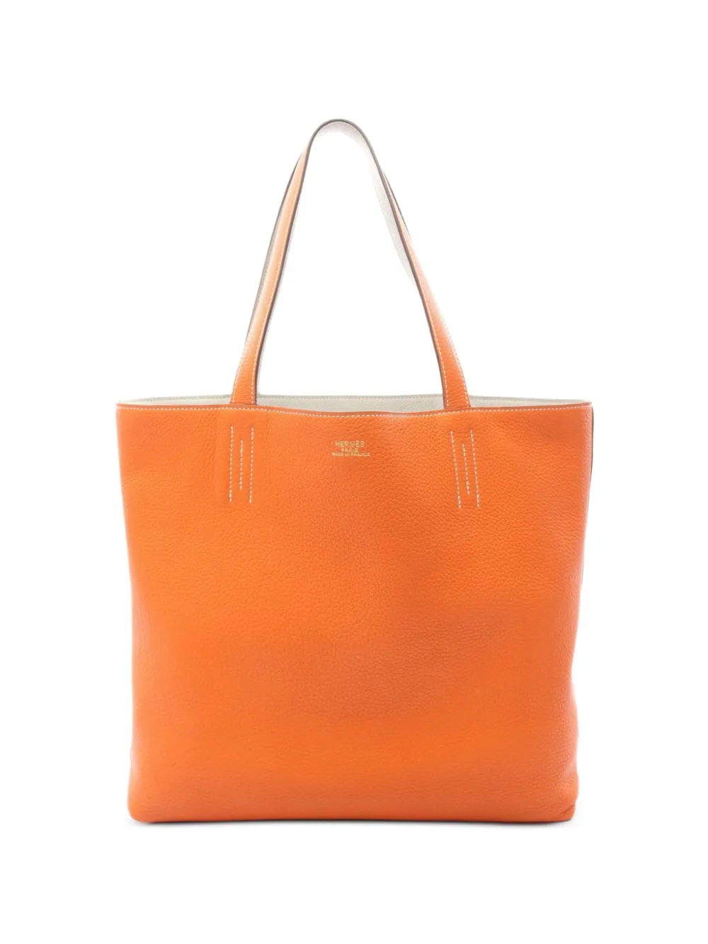 Hermès Pre-Owned 2011 Double Sens 45 tote bag - Arancione
