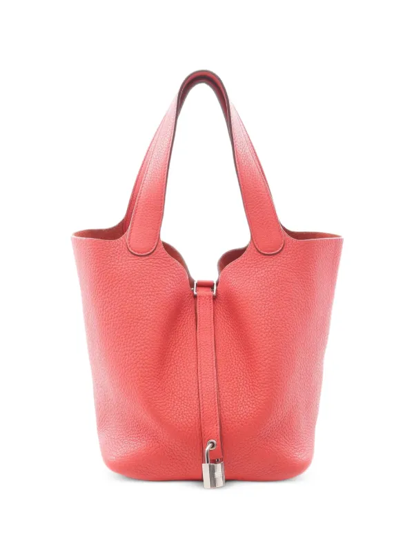 Hermès Pre-owned 2010 Picotin Lock MM Handbag in Red