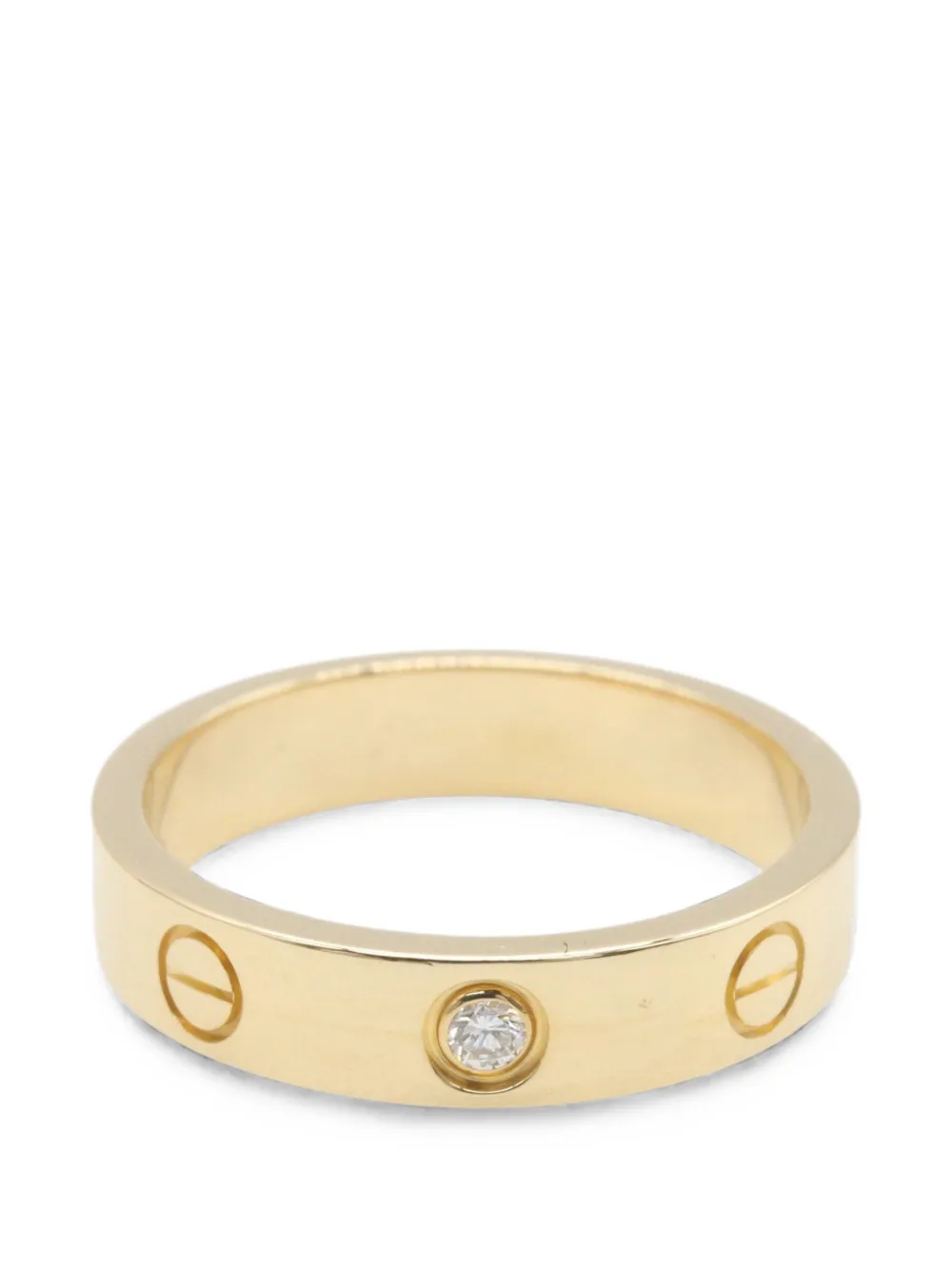 Cartier 2010s mini Love diamond ring - Gold