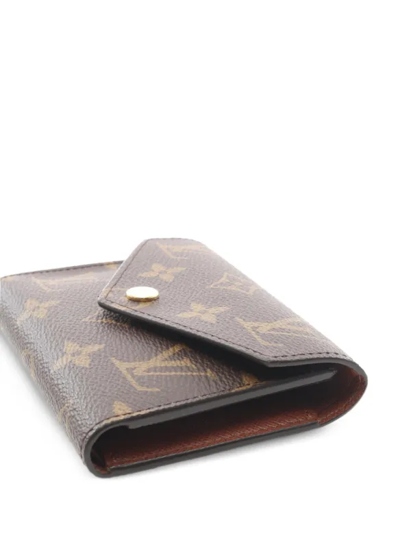 【良品】ルイヴィトン モノグラム ヴィクトリーヌ 三つ折り財布 ブラウン Louis Vuitton Pre-Owned モノグラム ヴィクトリーヌ 三つ折り財布