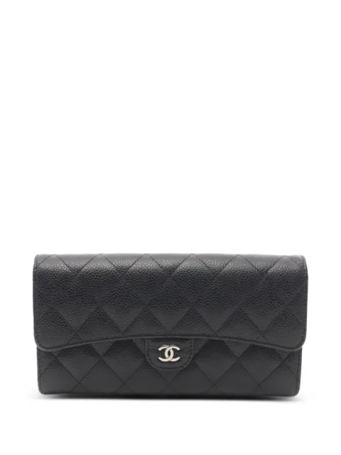 CHANEL Pre-Owned cartera de piel caviar 2018-2019