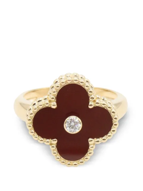 Van Cleef & Arpels Pre-Owned 2010s Alhambra carnelian ring